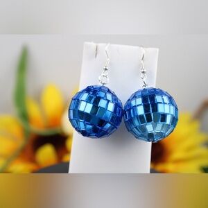Disco Ball fashion dangle earring